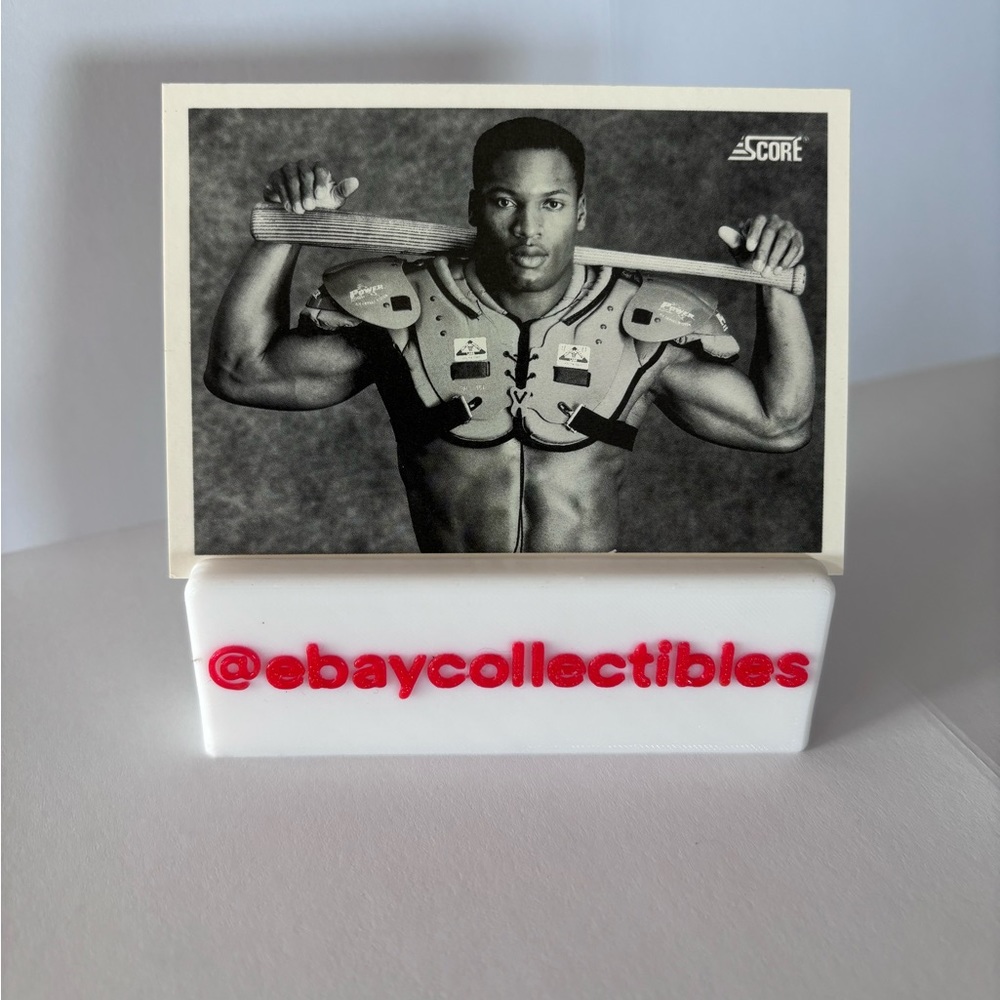 Bo Jackson 2 Sport Iconic 1990 Baseball Card vintage
